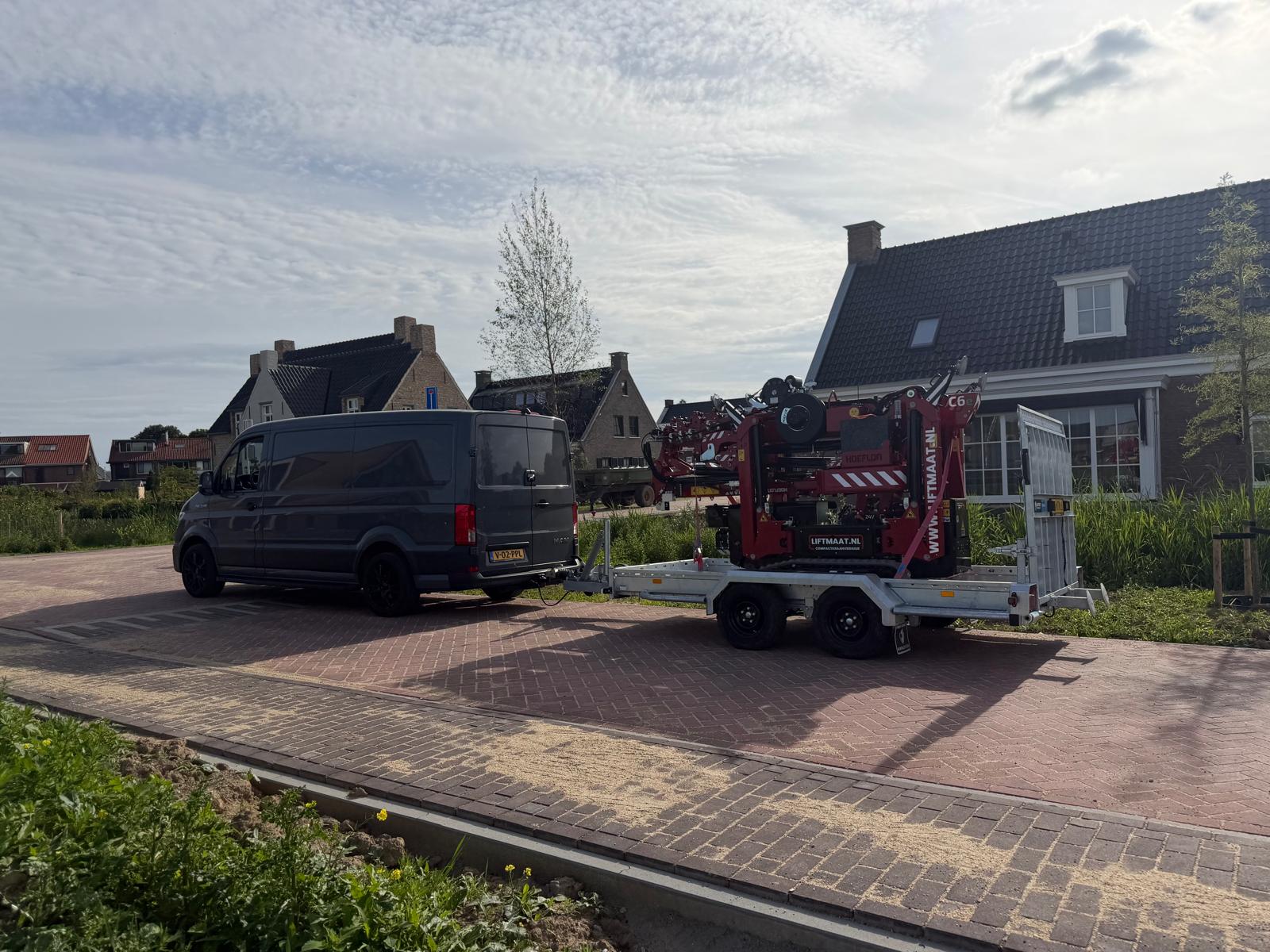 Liftmaat bus voor compact transport en snelle inzet